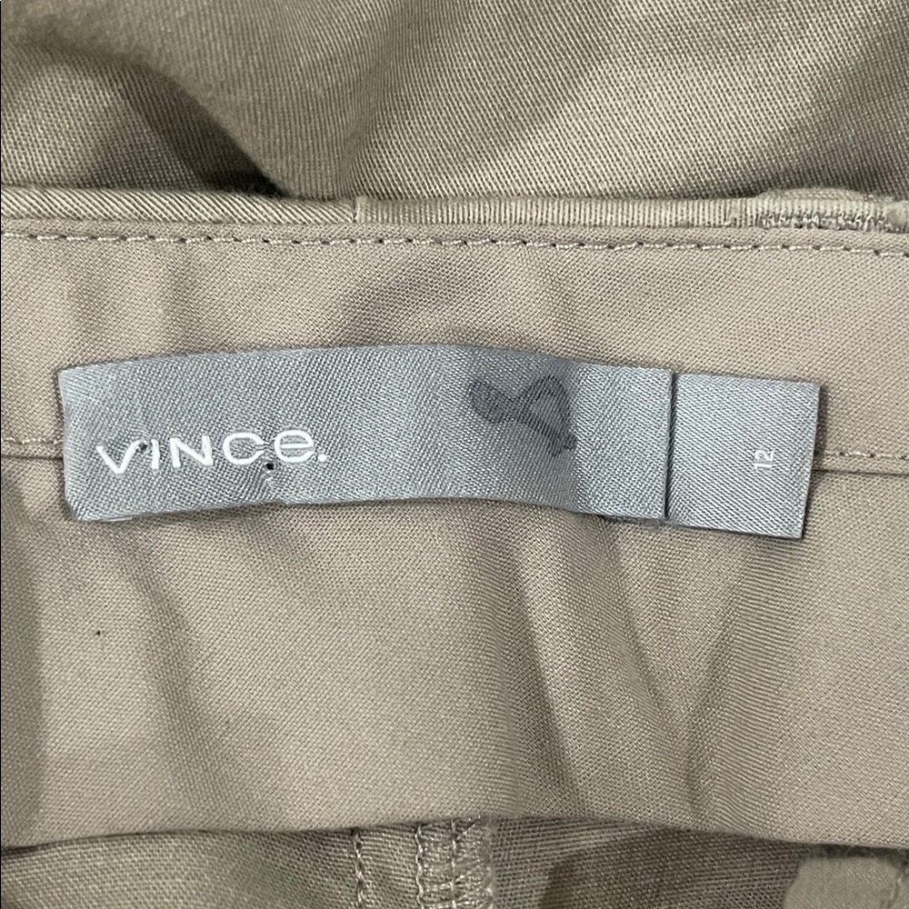 Vince Bermuda Shorts Side Buckle Cotton Size 12 NEW - Picture 8 of 10